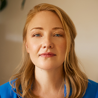 image of a lady with blond hair